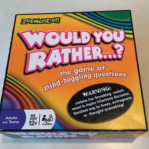 Would You Rather…? Game.  NWOT